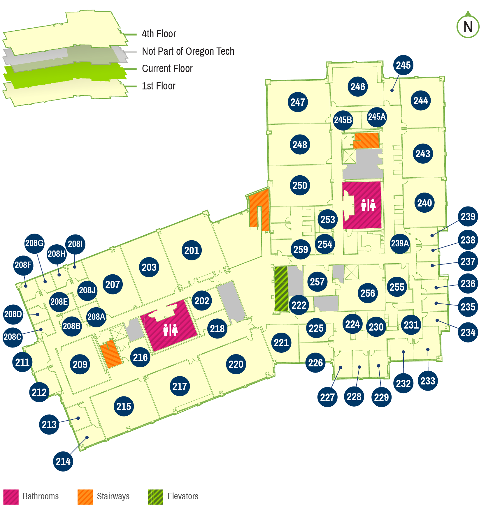 Portland-Metro Map: Floor 2